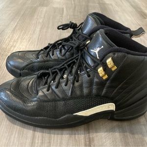 Nike Air Jordan 12 Retro Master Mens Size 9 OG XII Black White